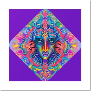 New World Gods (19) - Mesoamerican Inspired Psychedelic Art Posters and Art